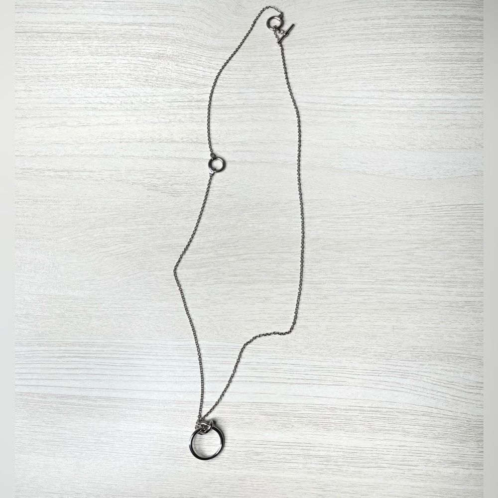 Celine silver knot necklace - preowned